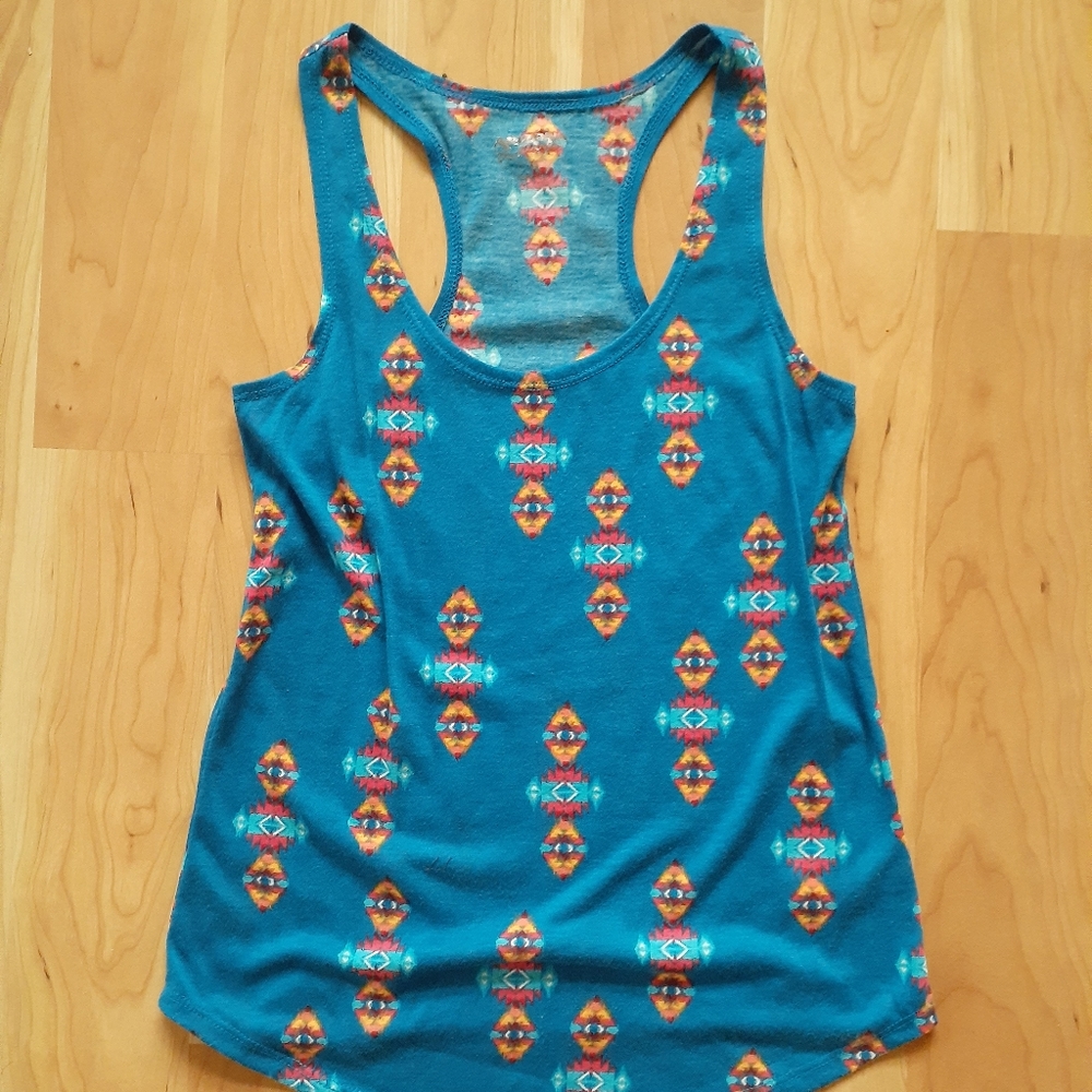 Blue tank
